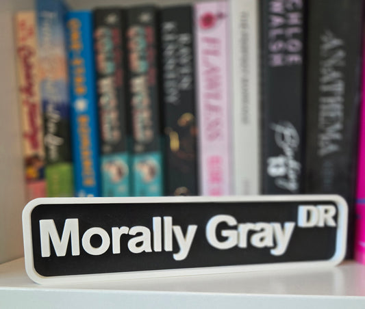 Morally Gray - Shelf Decor