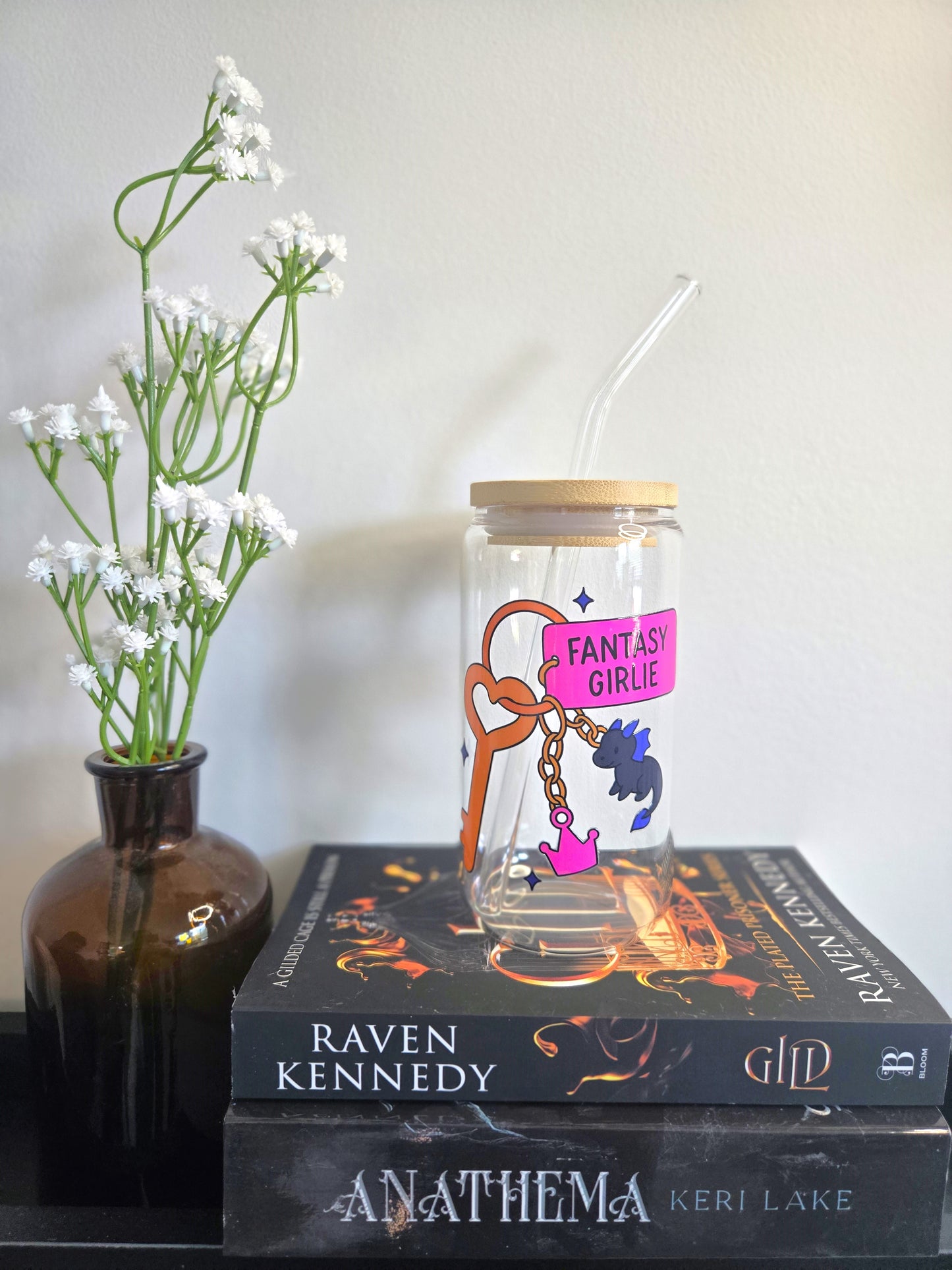 16 oz Glass- Fantasy Girlie