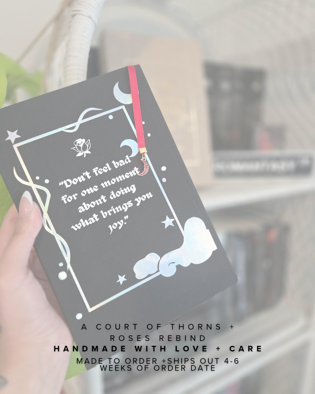 A Court of Thorns and Roses (ACOTAR) Rebind by Sarah J. Maas Book rebind| Special Edition | Handmade