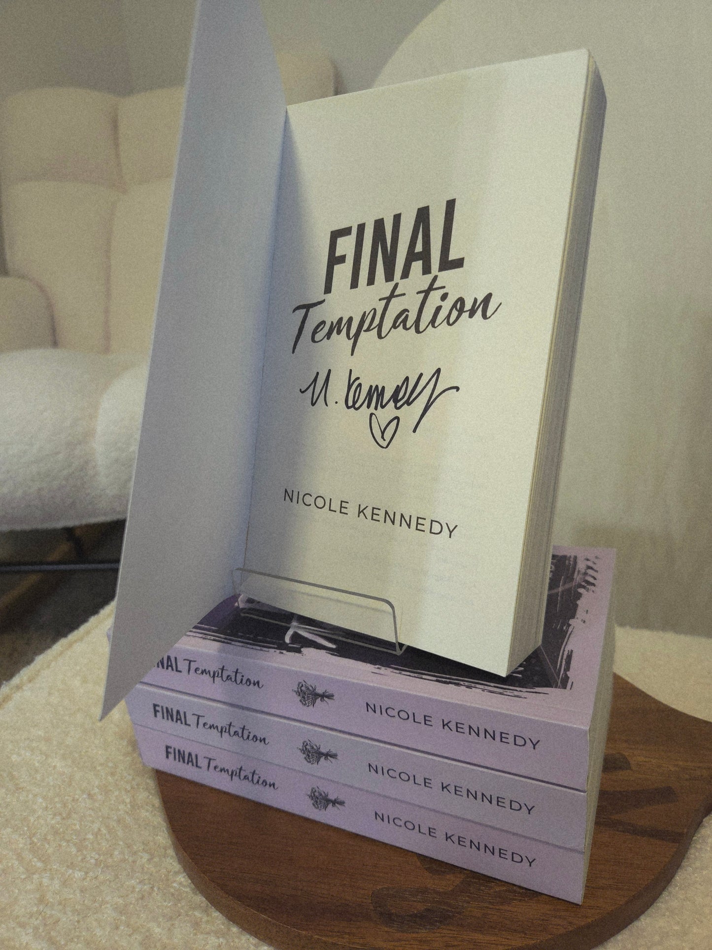 Final Temptation (#2, Alpine Peak) by Nicole Kennedy - Signed Copy