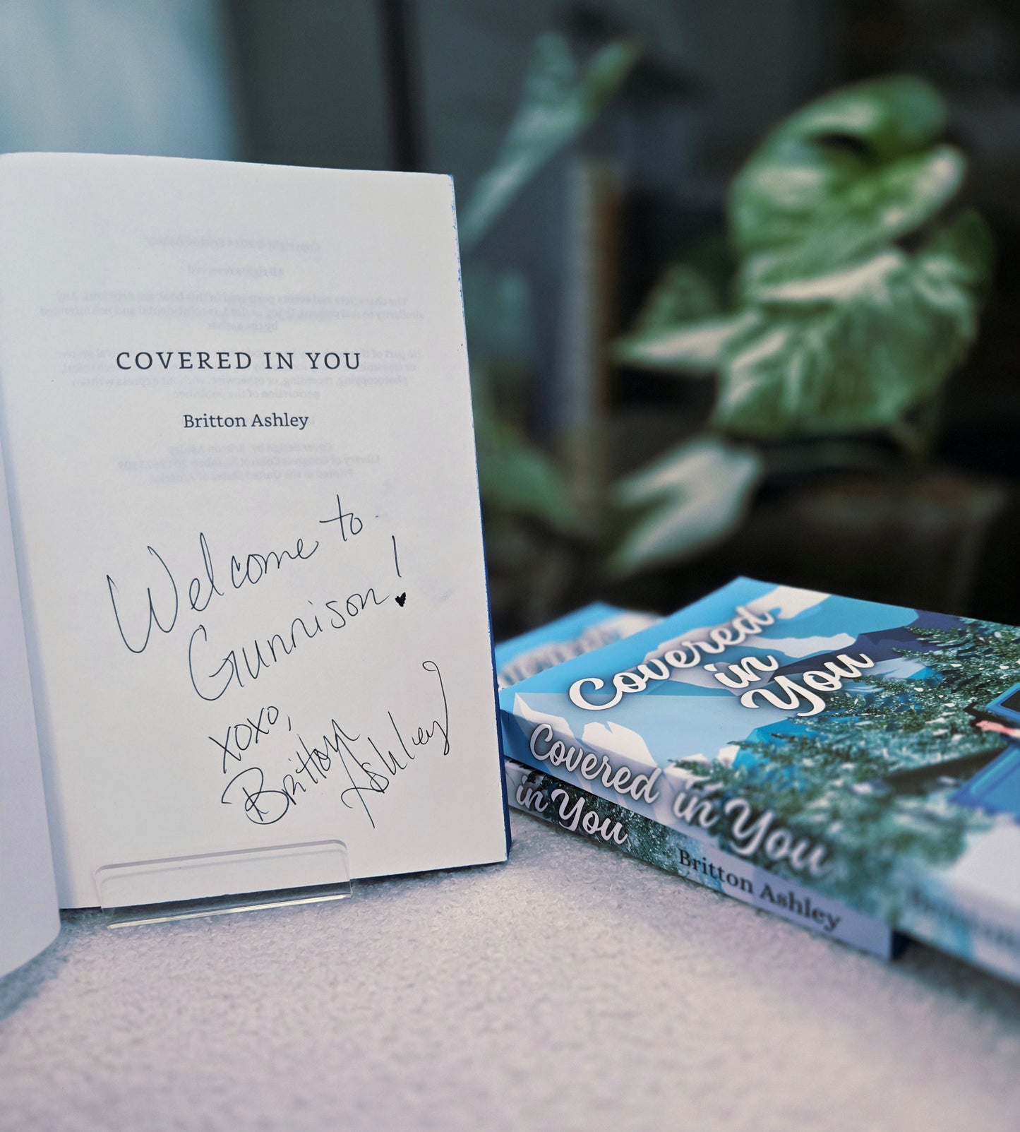 Covered in you by Britton Ashley | Signed Copy