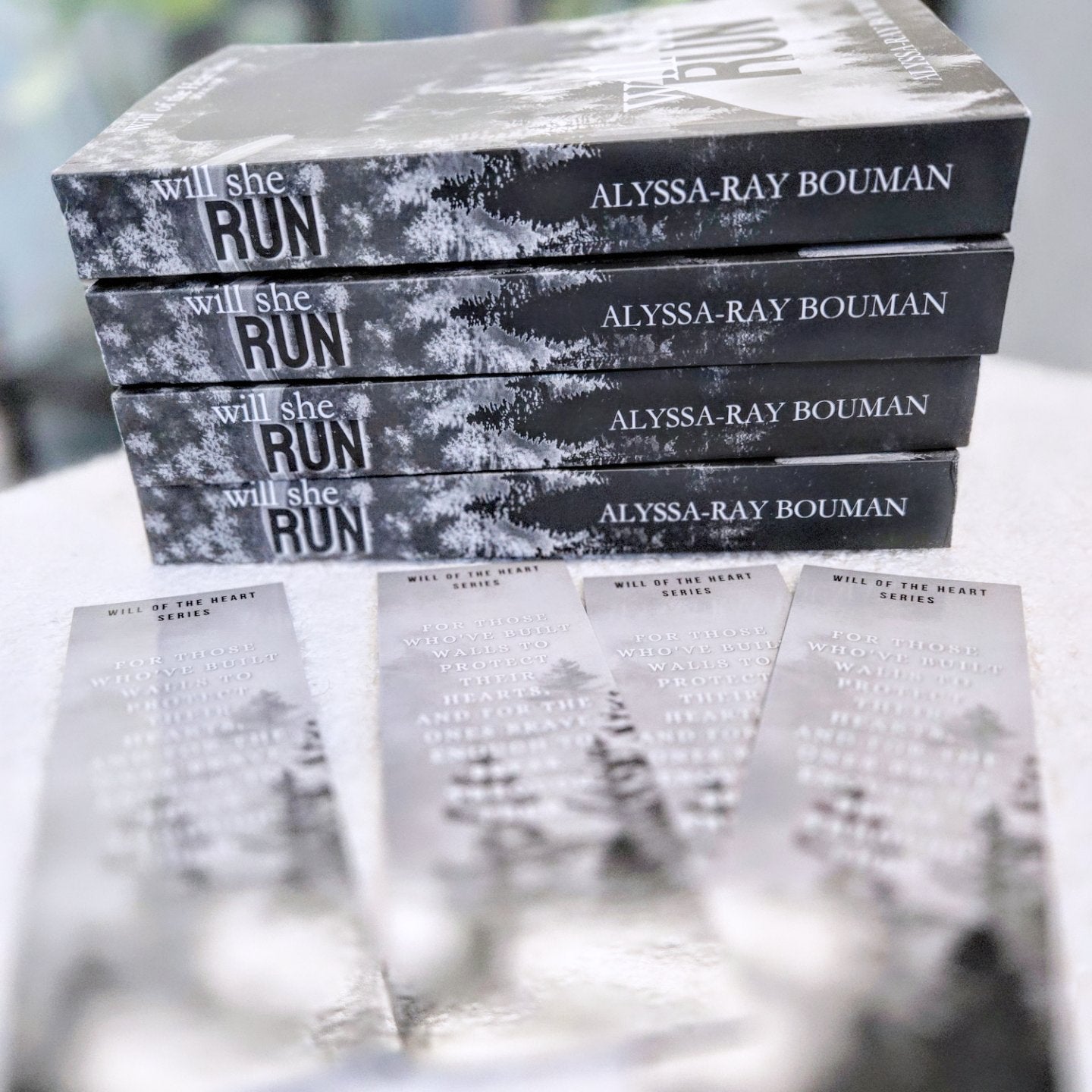 Will She Run by Alyssa-Ray Bouman | Signed Copy + Bookmark